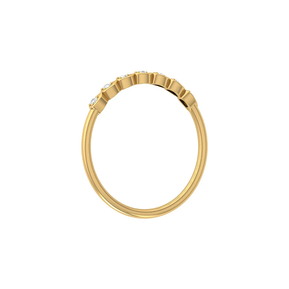 Luna Yellow Gold Diamond Ring Luna Yellow Gold Diamond Ring
