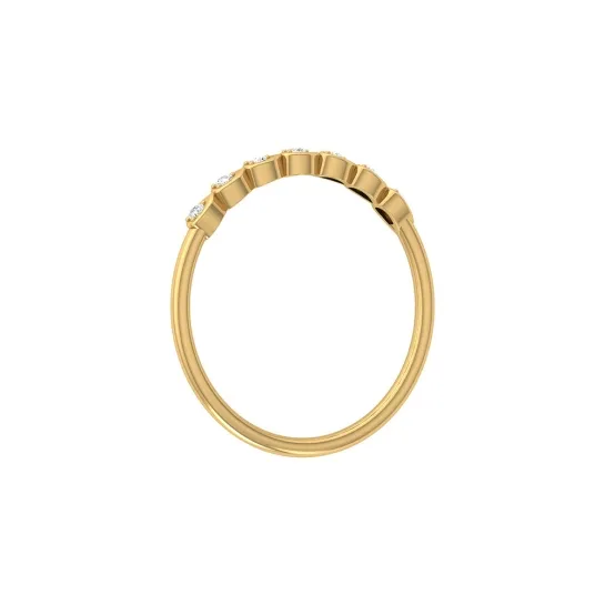Luna Yellow Gold Diamond Ring Luna Yellow Gold Diamond Ring