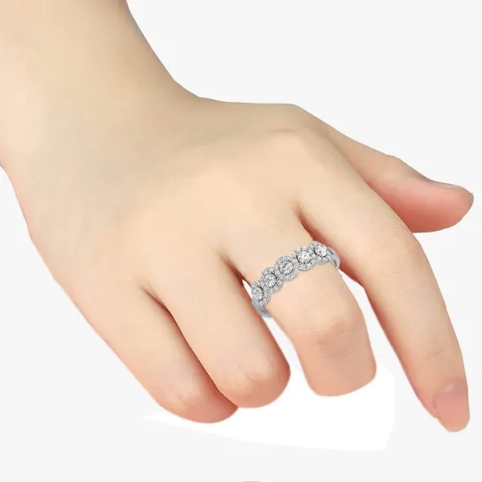 Anzai White Gold Diamond Ring Anzai White Gold Diamond Ring