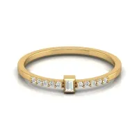 Kamya Yellow Gold Diamond Ring