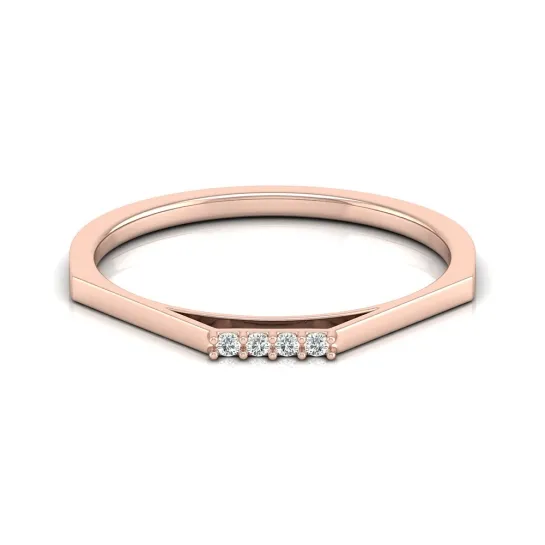 Kripa Rose Gold Diamond Ring Kripa Rose Gold Diamond Ring