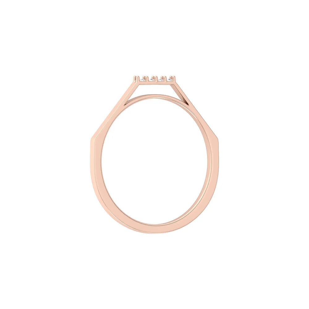 Kripa Rose Gold Diamond Ring Kripa Rose Gold Diamond Ring