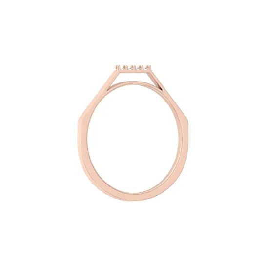 Kripa Rose Gold Diamond Ring Kripa Rose Gold Diamond Ring