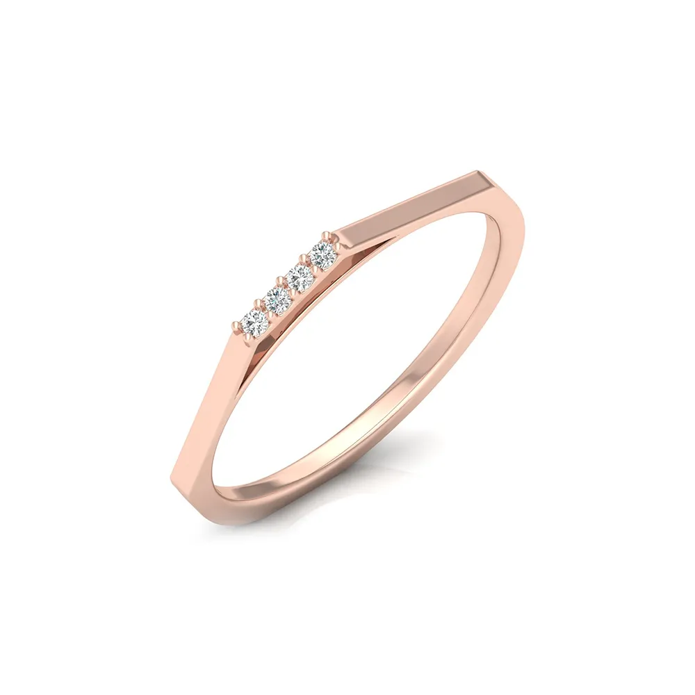Kripa Rose Gold Diamond Ring Kripa Rose Gold Diamond Ring