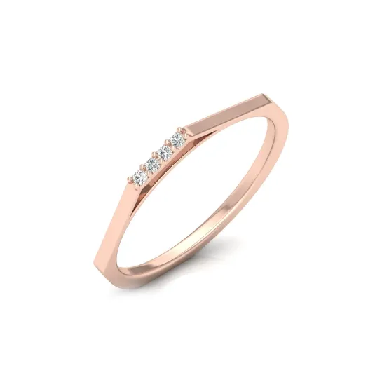 Kripa Rose Gold Diamond Ring Kripa Rose Gold Diamond Ring