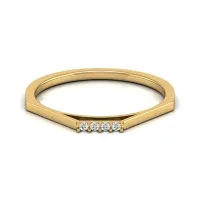 Kripa Yellow Gold Diamond Ring
