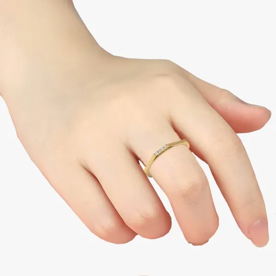 Kripa Rose Gold Diamond Ring Kripa Rose Gold Diamond Ring