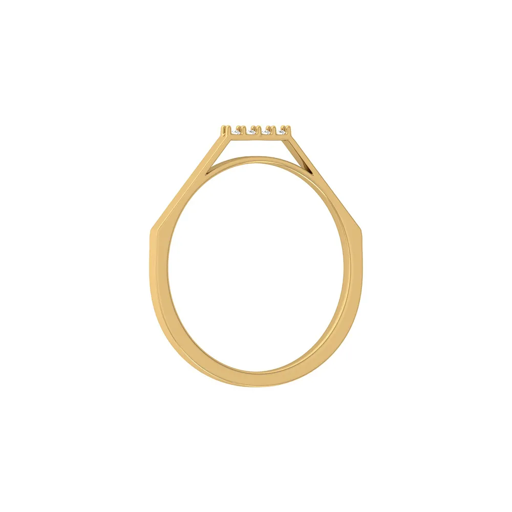 Kripa Rose Gold Diamond Ring Kripa Rose Gold Diamond Ring