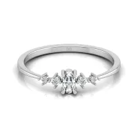 Aashvi White Gold Diamond Ring