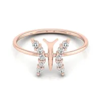 Kiyana Rose Gold Diamond Ring