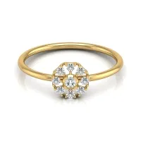 Yaana Yellow Gold Diamond Ring