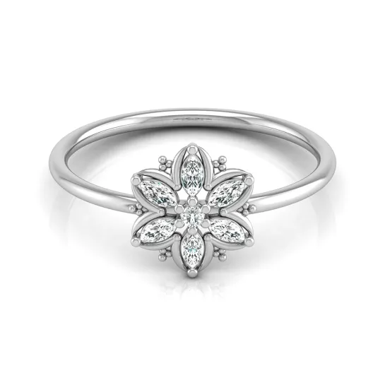 Aarya White Gold Diamond Ring Aarya White Gold Diamond Ring