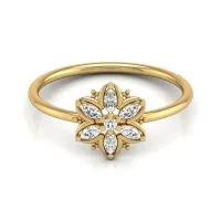 Aarya Yellow Gold Diamond Ring
