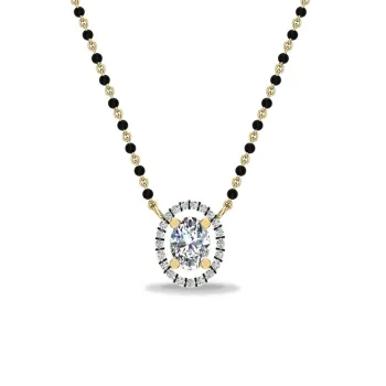 Lustrous Oval Mangal…
