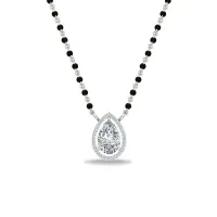 Adhyasari White Gold Mangalsutra