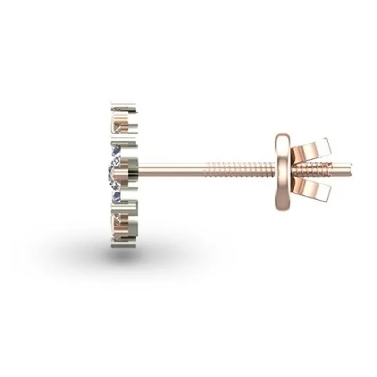 Siya White Gold Diamond Stud Earrings Siya White Gold Diamond Stud Earrings