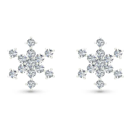 Akiko Yellow Gold Diamond Stud Earring Akiko Yellow Gold Diamond Stud Earring