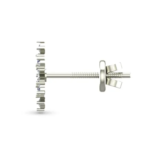 Akiko Yellow Gold Diamond Stud Earring Akiko Yellow Gold Diamond Stud Earring