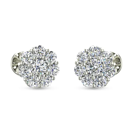 Leesa Rose Gold Diamond Stud Earrings Leesa Rose Gold Diamond Stud Earrings