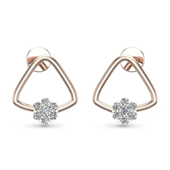 Kiyara White Gold Diamond Stud Earrings Kiyara White Gold Diamond Stud Earrings