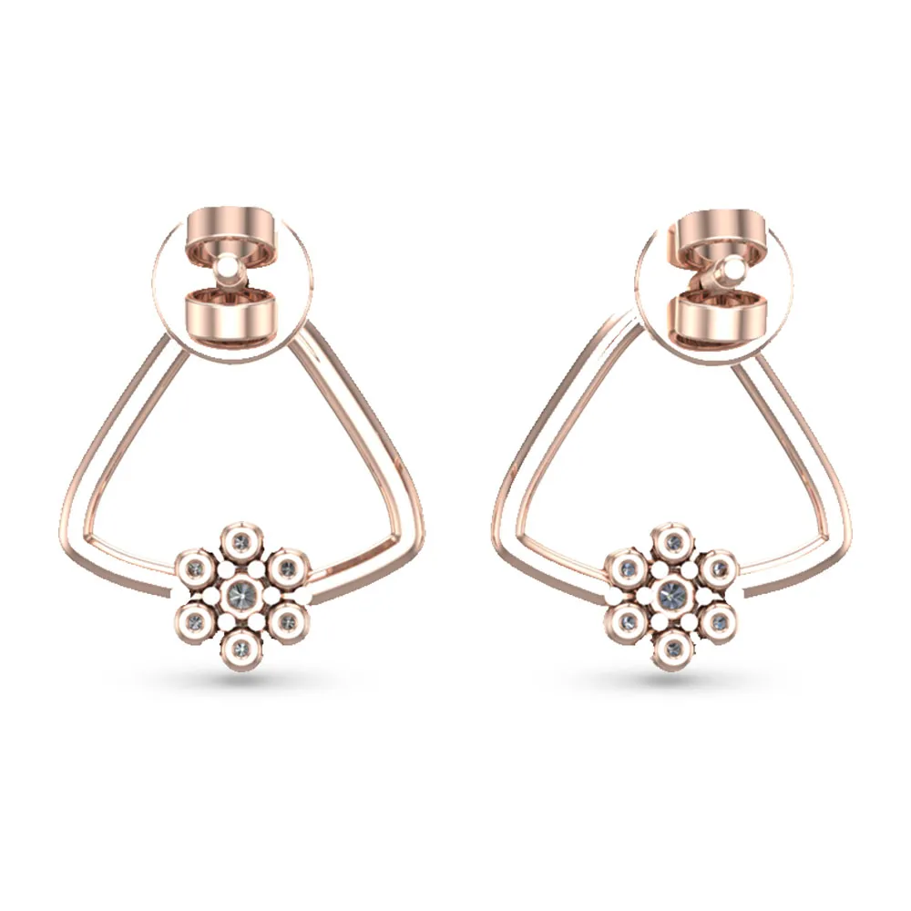Kiyara White Gold Diamond Stud Earrings Kiyara White Gold Diamond Stud Earrings