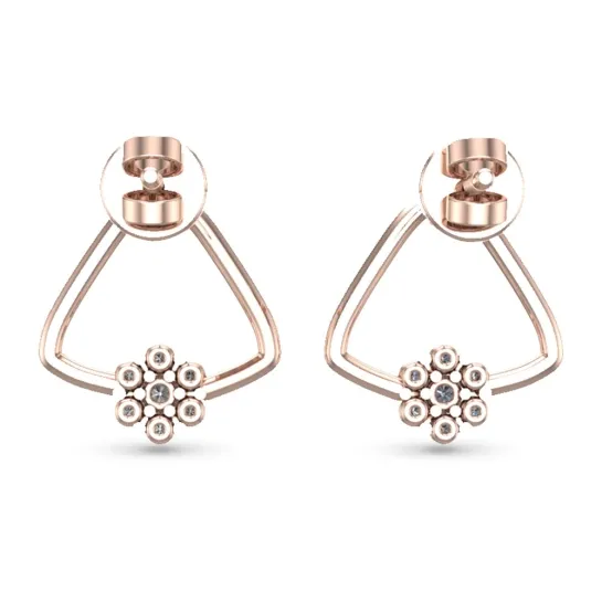 Kiyara White Gold Diamond Stud Earrings Kiyara White Gold Diamond Stud Earrings