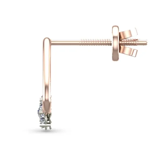 Kiyara White Gold Diamond Stud Earrings Kiyara White Gold Diamond Stud Earrings