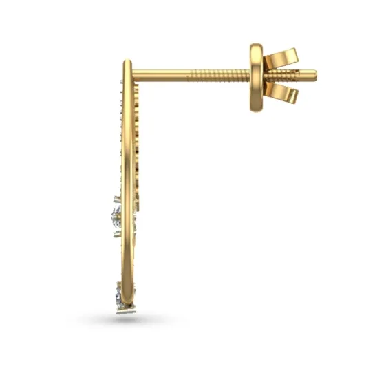 Zunaira Yellow Gold Stud Earrings Zunaira Yellow Gold Stud Earrings