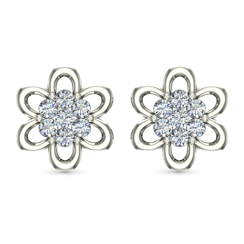 Shamaya Rose Gold Diamond Stud Earrings Shamaya Rose Gold Diamond Stud Earrings