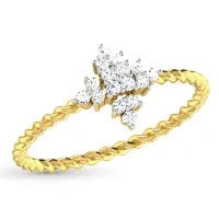 Lakshmi Gold Diamond Ring