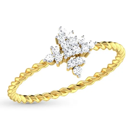 Lakshmi Gold Diamond Ring Lakshmi Gold Diamond Ring