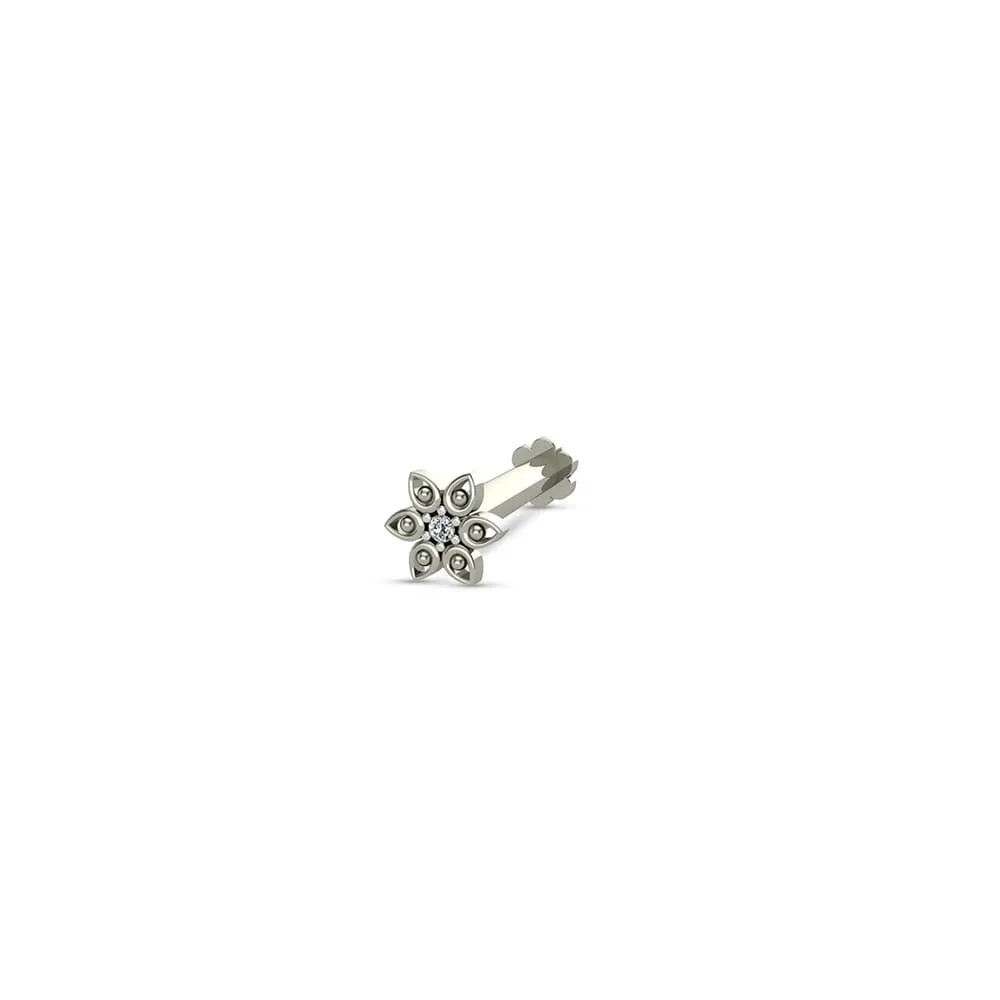 Ekiya Gold Diamond Nosepin Screw Ekiya Gold Diamond Nosepin Screw