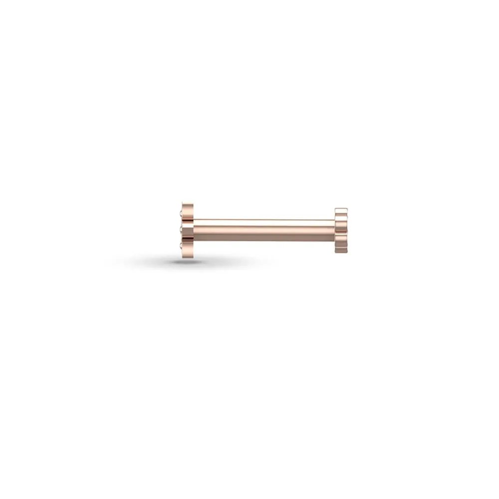 Ekiya Gold Diamond Nosepin Screw Ekiya Gold Diamond Nosepin Screw