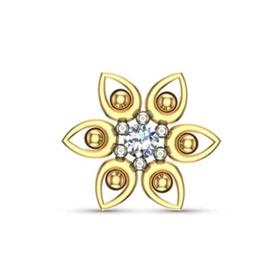 Ekiya Gold Diamond Nosepin Screw Ekiya Gold Diamond Nosepin Screw