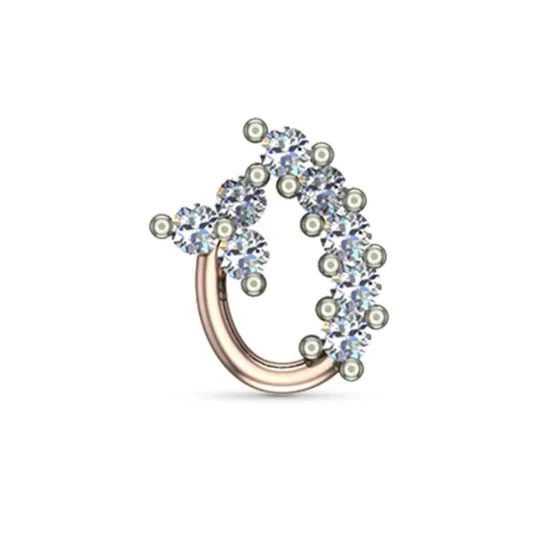 Turvi Gold Diamond Nosepin Screw