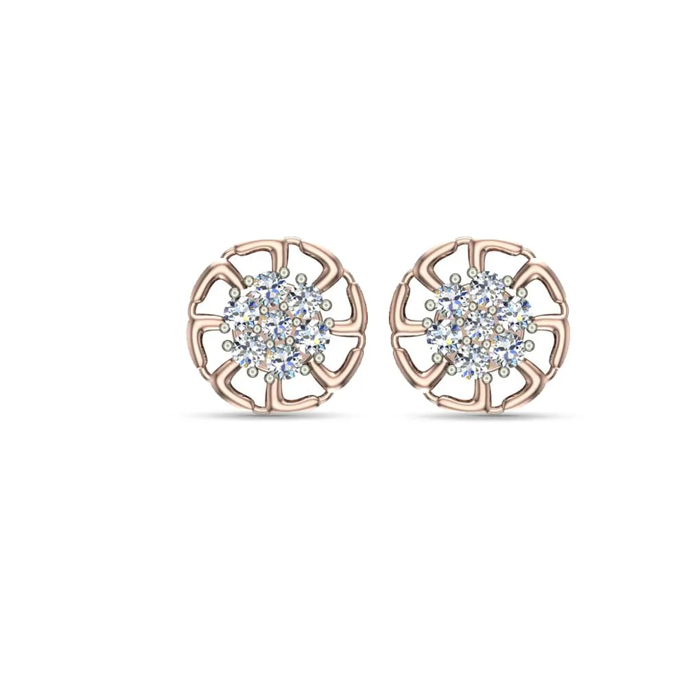 Hazel Gold Diamond Earrings Hazel Gold Diamond Earrings