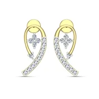 Quinn Gold Diamond Earrings