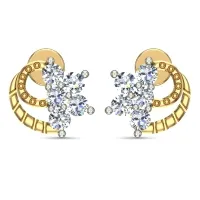 Savannah Gold Diamond Earrings