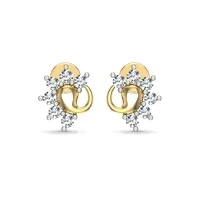 Hadley Gold Diamond Earrings