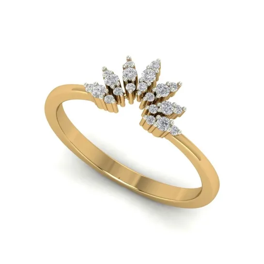 Shumona Gold and Diamond Ring Shumona Gold and Diamond Ring