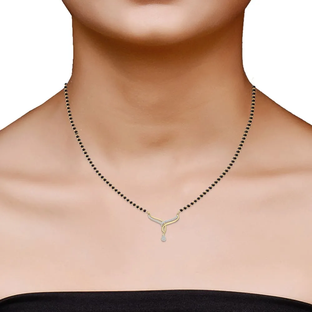Paislee Diamond Mangalsutra Paislee Diamond Mangalsutra
