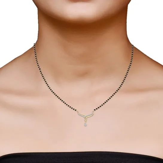 Paislee Diamond Mangalsutra Paislee Diamond Mangalsutra
