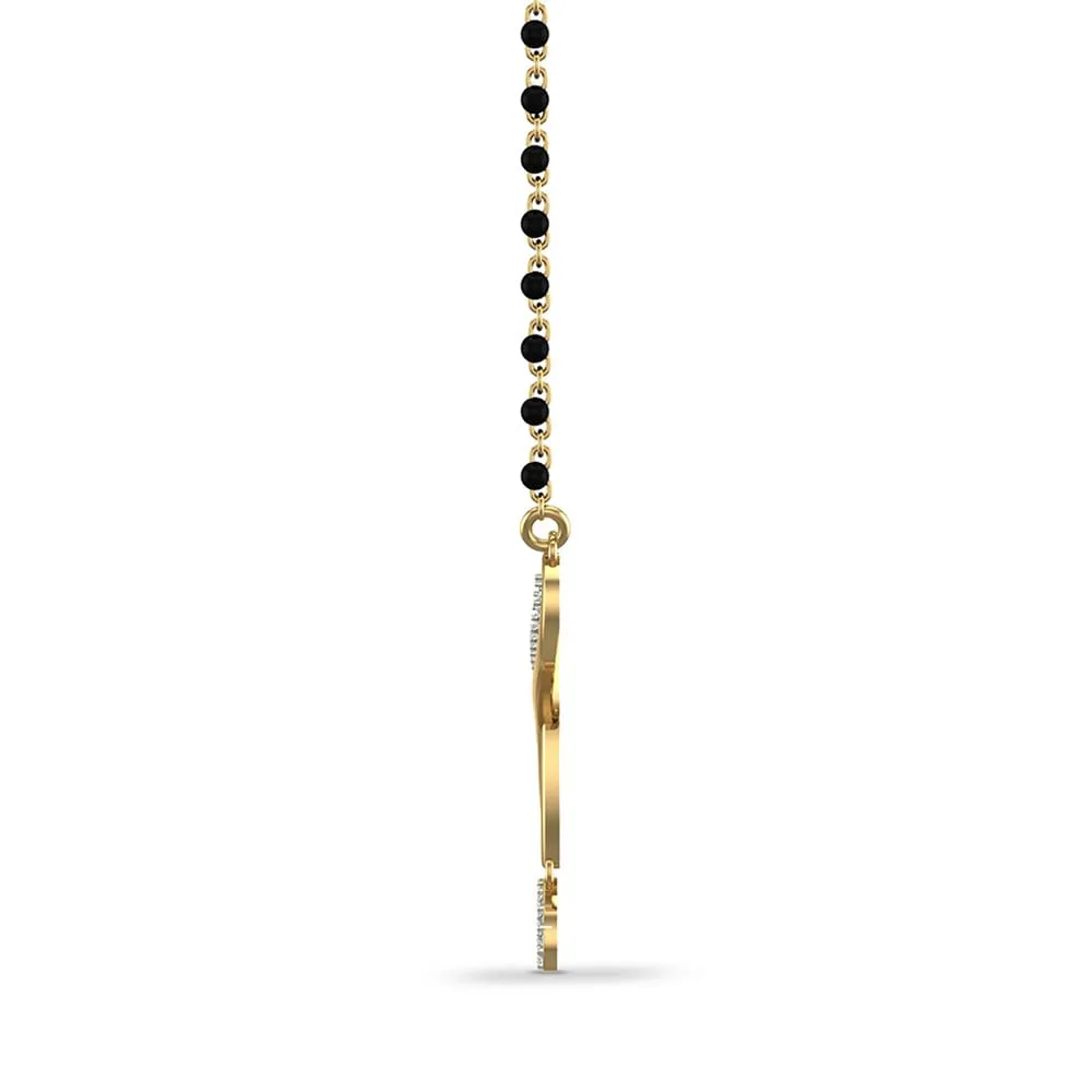 Paislee Diamond Mangalsutra Paislee Diamond Mangalsutra