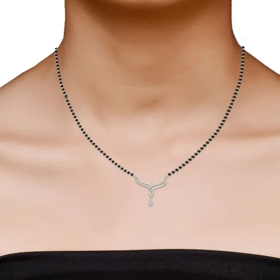 Paislee Diamond Mangalsutra Paislee Diamond Mangalsutra