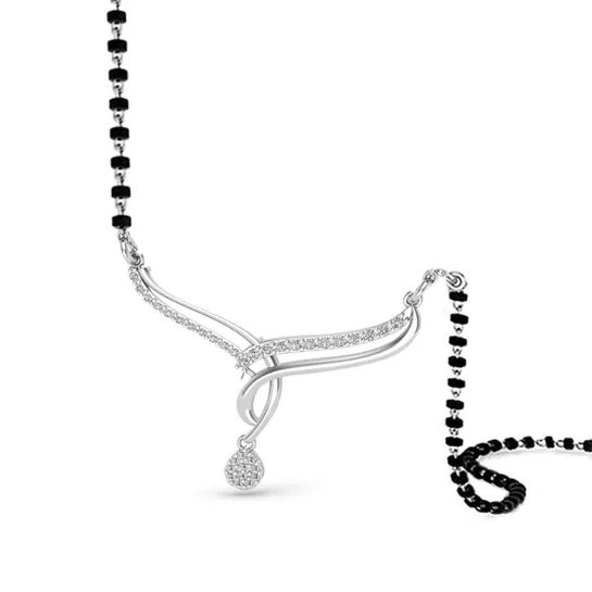 Paislee Diamond Mangalsutra Paislee Diamond Mangalsutra