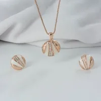 925 Sterling Silver Drops and Pendant 