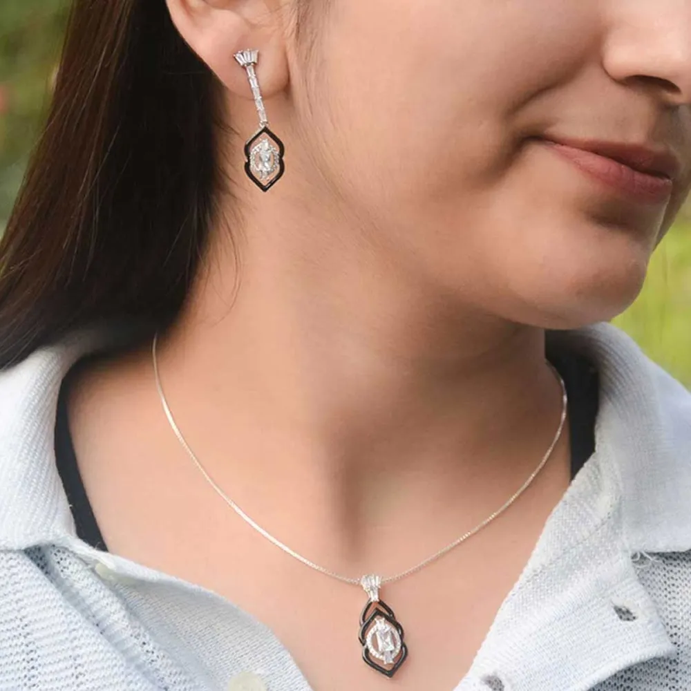 Ritu 925 Sterling Silver Combo Drops and Pendant Ritu 925 Sterling Silver Combo Drops and Pendant