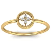 Ruhana Gold and Diamond Ring