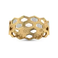 Suhana Gold and Diamond Ring