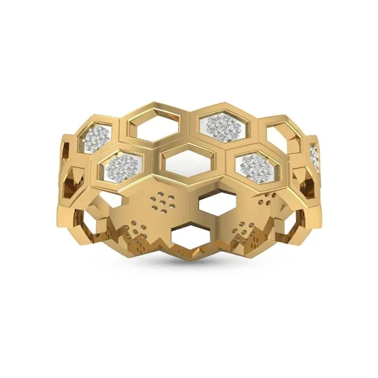 Suhana Gold and Diamond Ring Suhana Gold and Diamond Ring